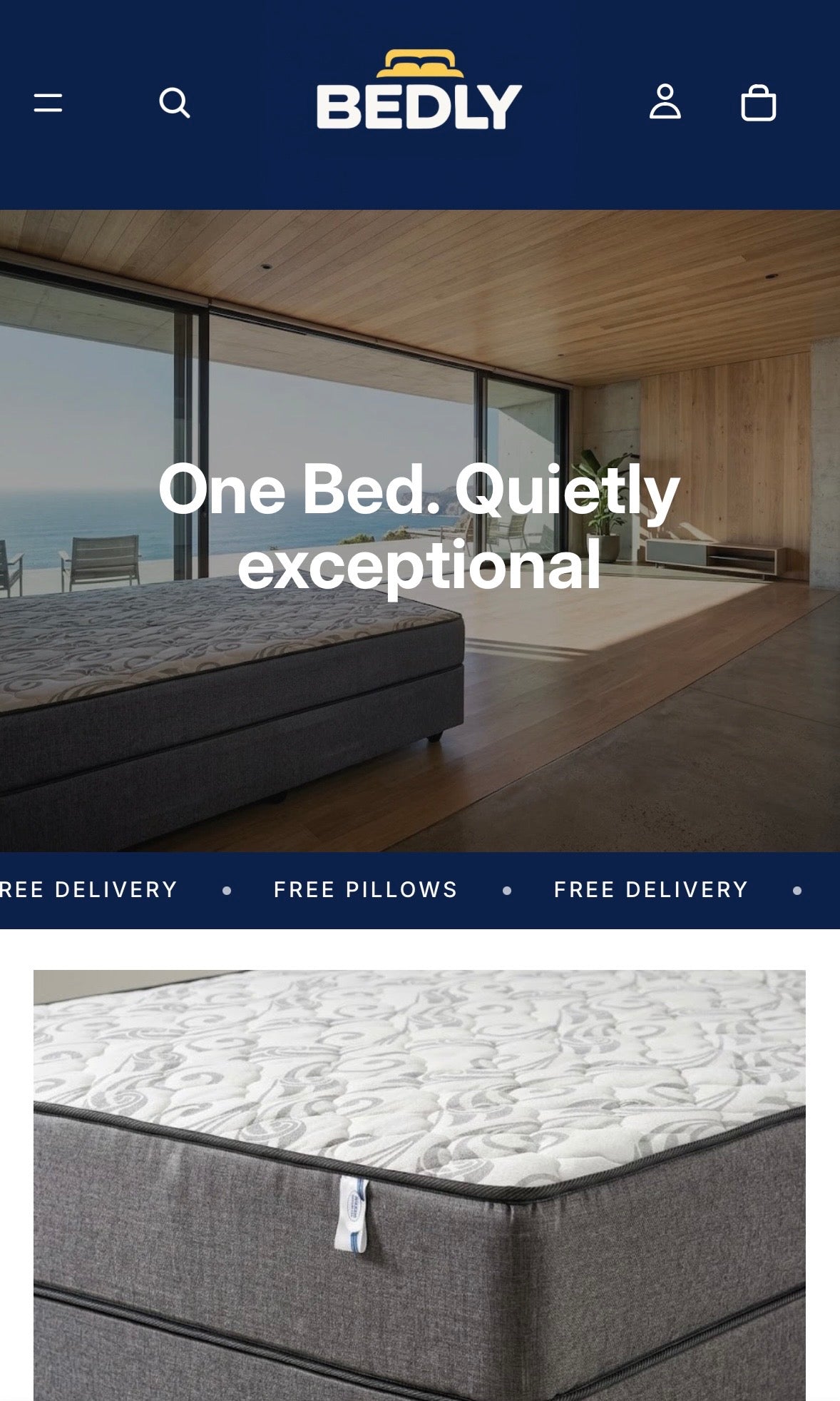 BEDLY ecommerce website